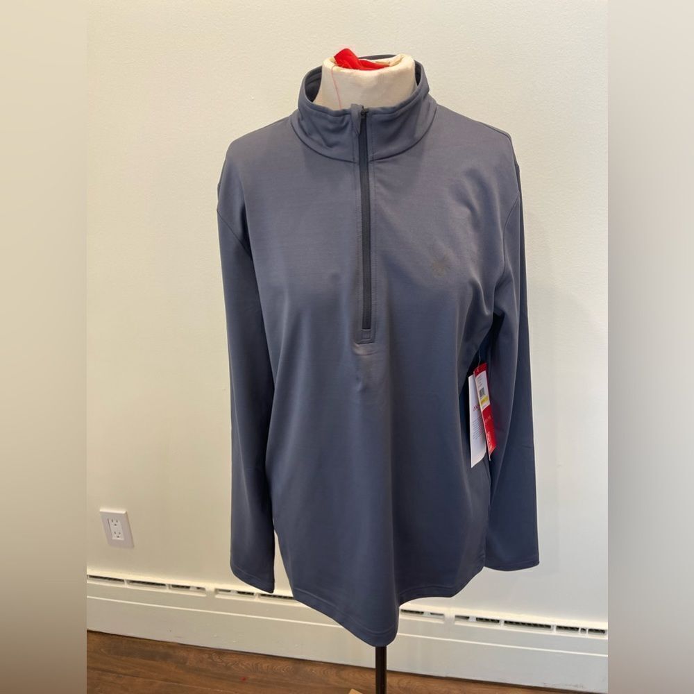 New with tags || SPYDER Men’s Prospect zip t-neck shirt || SPYDER top for men